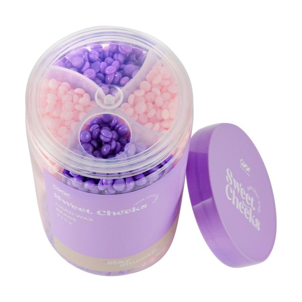 Sweet Cheeks Hard Wax Beads 420g, Purple and Pink - OXX Bodycare