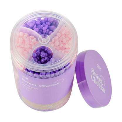 Sweet Cheeks Hard Wax Beads 420g, Purple and Pink - OXX Bodycare