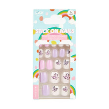 Pack Kids Pre-Glued Stick-On Nails, Butterflies - OXX Junior