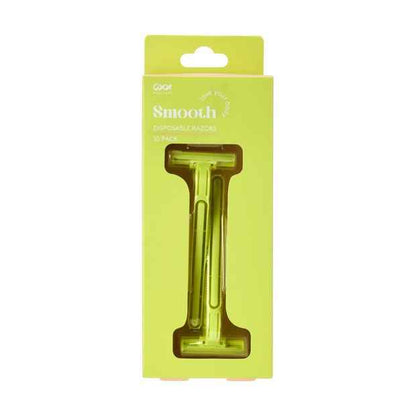 10 Pack Smooth Disposable Razors - OXX Bodycare