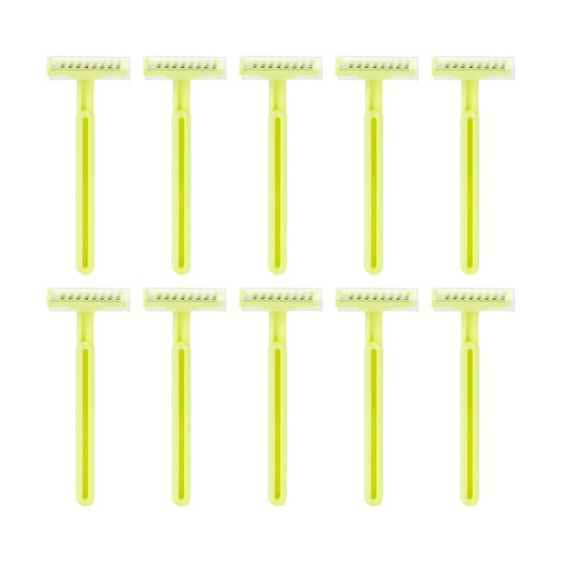 10 Pack Smooth Disposable Razors - OXX Bodycare