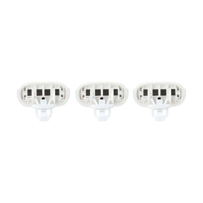 3 Pack Smooth Razor Refill Cartridges, White - OXX Bodycare