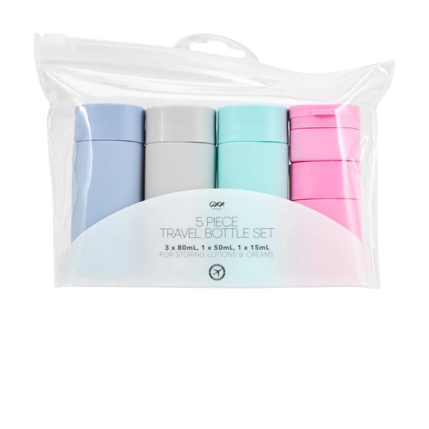 5 Piece Travel Bottle Set - OXX Travel