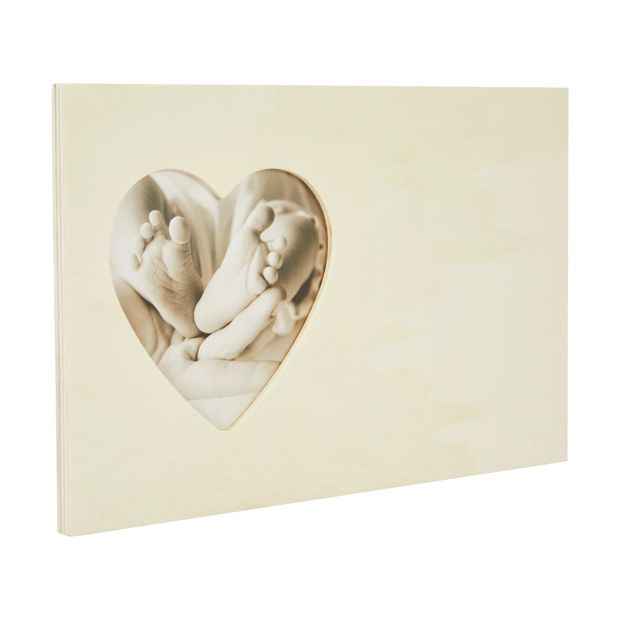 Wood Heart Frame - Anko