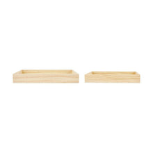 2 Piece Wood Rectangle Trays - Anko