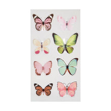 3D Stickers Sheet, Butterfly - Anko