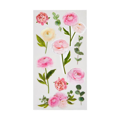 3D Stickers Sheet, Cala Rose - Anko