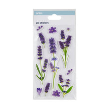 3D Stickers Sheet, Lavender - Anko