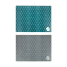 Pet Food Mat, Assorted Colours, 40x30cm