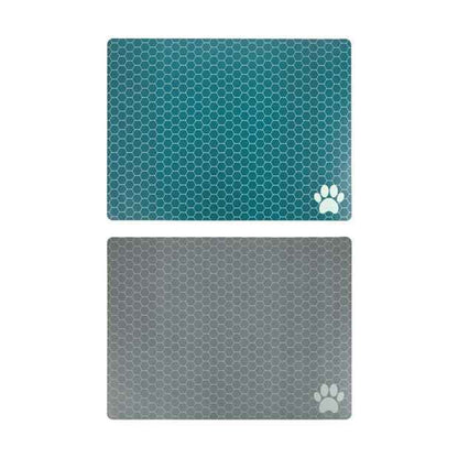 Pet Food Mat, Assorted Colours, 40x30cm