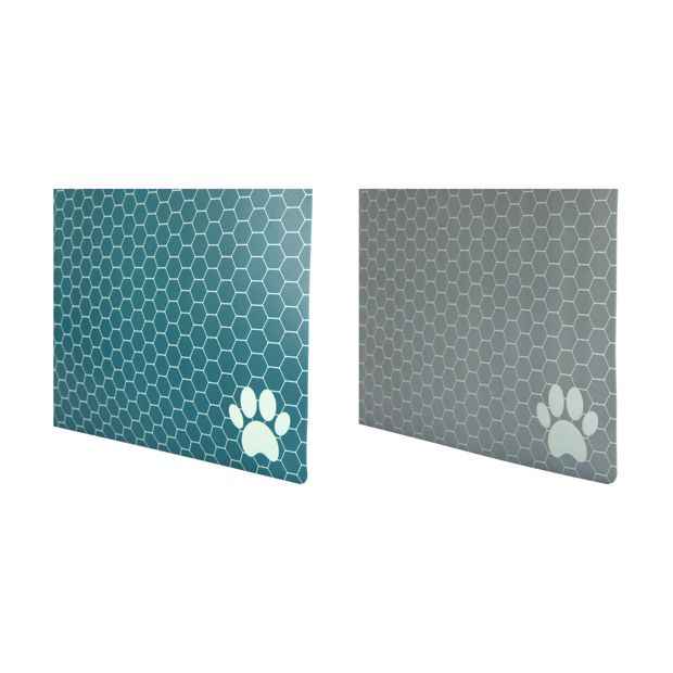 Pet Food Mat, Assorted Colours, 40x30cm