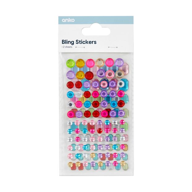 Bling Stickers, Gemstone - Anko