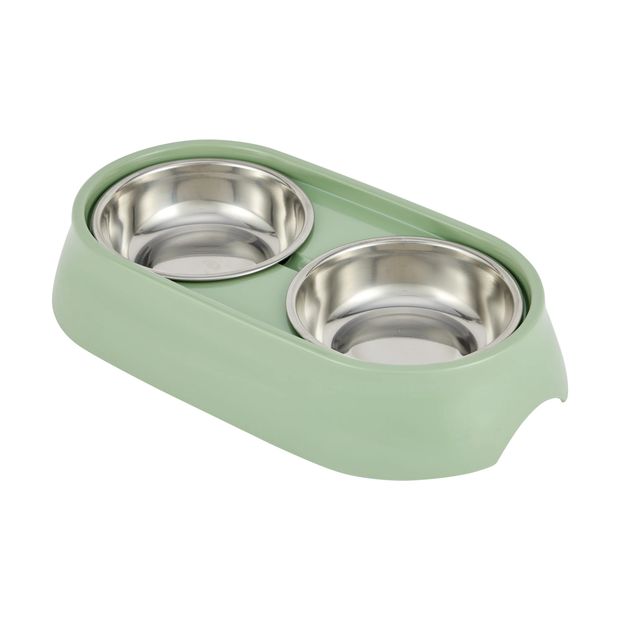 Pet Bowl Twin Melamine - Anko