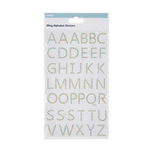 42 Piece Bling Stickers, Alphabets - Anko