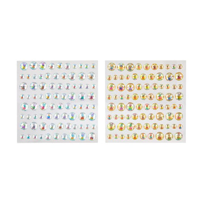 2 Sheets Bling Stickers, Metallic - Anko