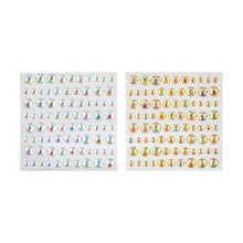 2 Sheets Bling Stickers, Metallic - Anko