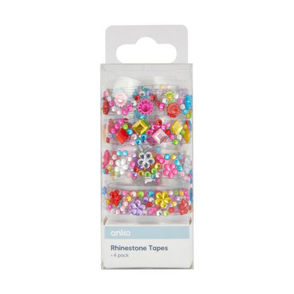 4 Pack Rhinestone Tapes - Anko