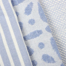 3 Pack Tile Blue Tea Towels - Anko