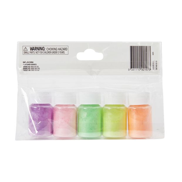 5 Pack Resin Craft Pigment Powder, Neon - Anko
