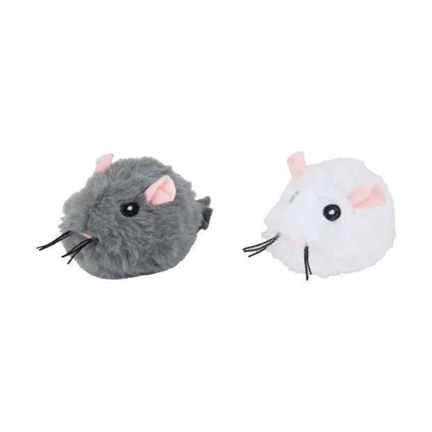 2 Pack Cat Toy Mouse Chasers - Anko