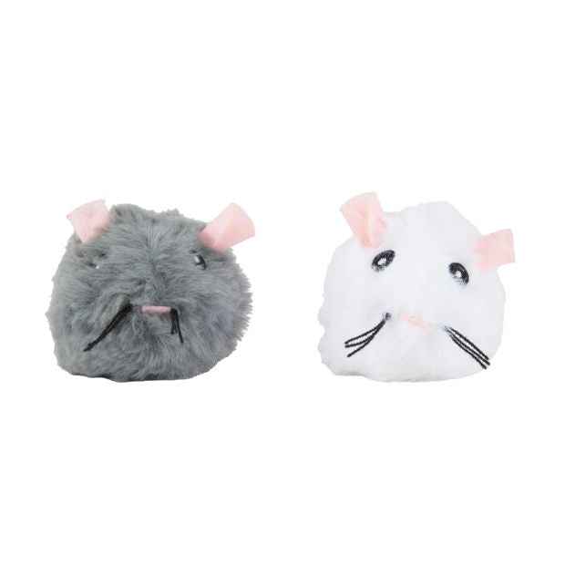 2 Pack Cat Toy Mouse Chasers - Anko