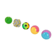 5 Pack Pet Toy Mixed Balls - Anko