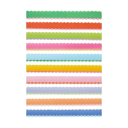 10 Pack Washi Tapes, Wavy - Anko