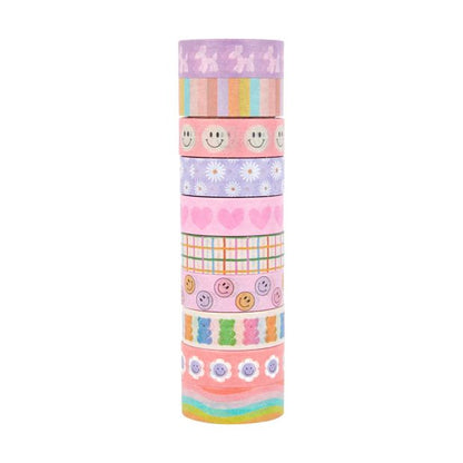 10 Pack Washi Tapes, Retro - Anko