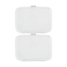 2 Pack Clear Packing Cubes, White - Anko