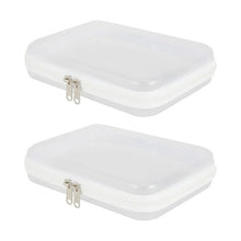 2 Pack Clear Packing Cubes, White - Anko