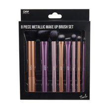 8 Piece Metallic Makeup Brush Set - OXX Cosmetics