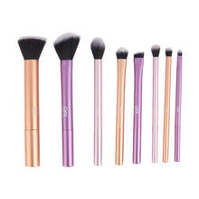 8 Piece Metallic Makeup Brush Set - OXX Cosmetics