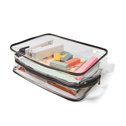 Anko 3 Piece Clear Soft Packing Cube Set