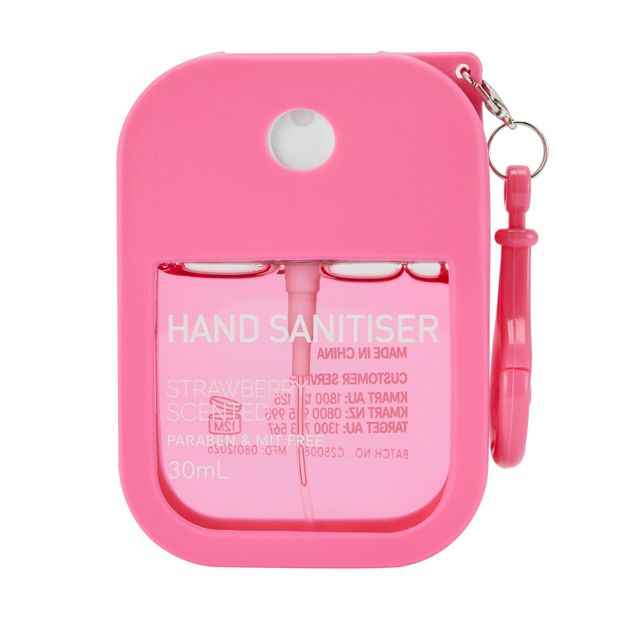 Hand Sanitiser 30ml  Strawberry Scented - OXX Bodycare