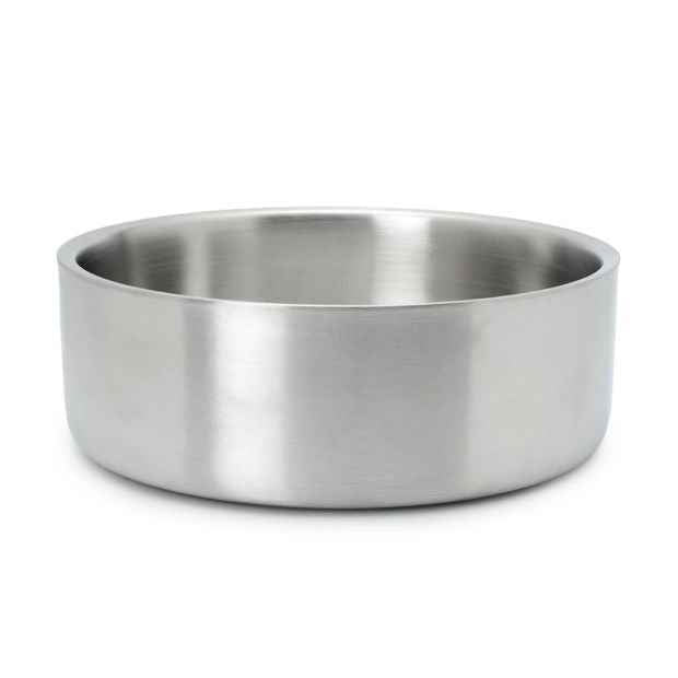 Double Wall Pet Bowl, Stainless Steel, 2 Litre