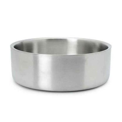 Double Wall Pet Bowl, Stainless Steel, 2 Litre