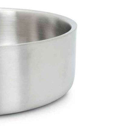 Double Wall Pet Bowl, Stainless Steel, 2 Litre