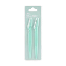 2 Pack Facial Razors, Mint - OXX Cosmetics