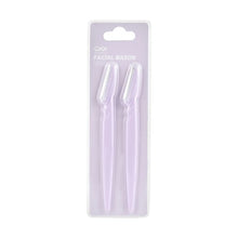 2 Pack Facial Razors, Purple - OXX Cosmetics