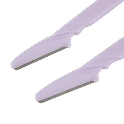 2 Pack Facial Razors, Purple - OXX Cosmetics