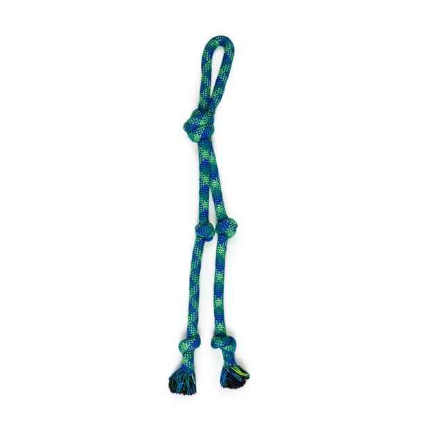 Dog Toy Rope with Five Knots for Tug and Chew