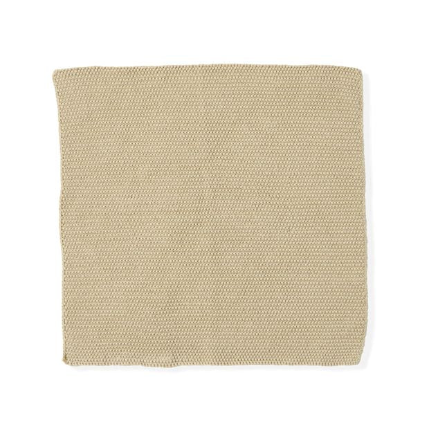 Pack of 3 Knitted Dish Cloths, Natural - Anko