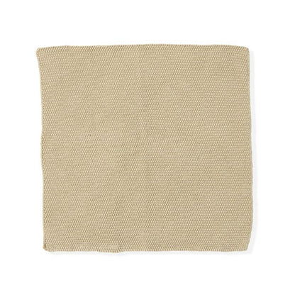 Pack of 3 Knitted Dish Cloths, Natural - Anko