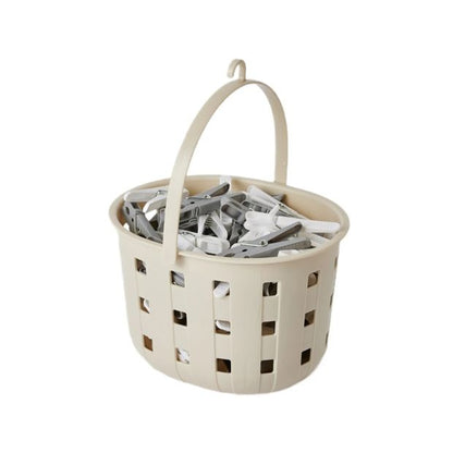 Trellis Peg Basket, Beige - Anko
