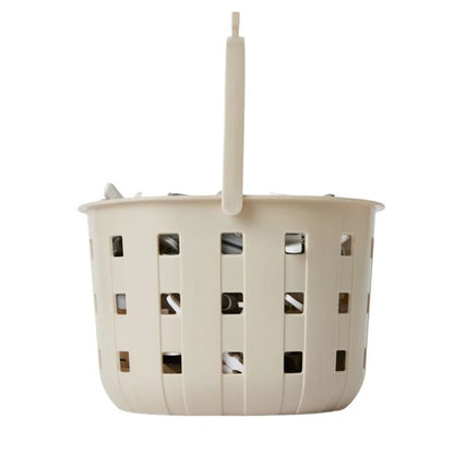 Trellis Peg Basket, Beige - Anko
