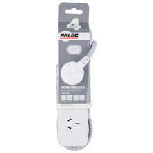 4 Outlet Arlec Powerboard with Master Switch - Grey