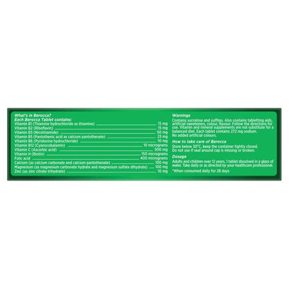 15 Pack Berroca Energy Original Berry Flavour Effervescent Tablets