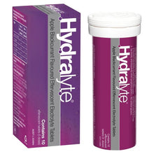 10 Pack Hydralyte Apple Blackcurrant Flavoured Effervescent Electrolyte Tablets