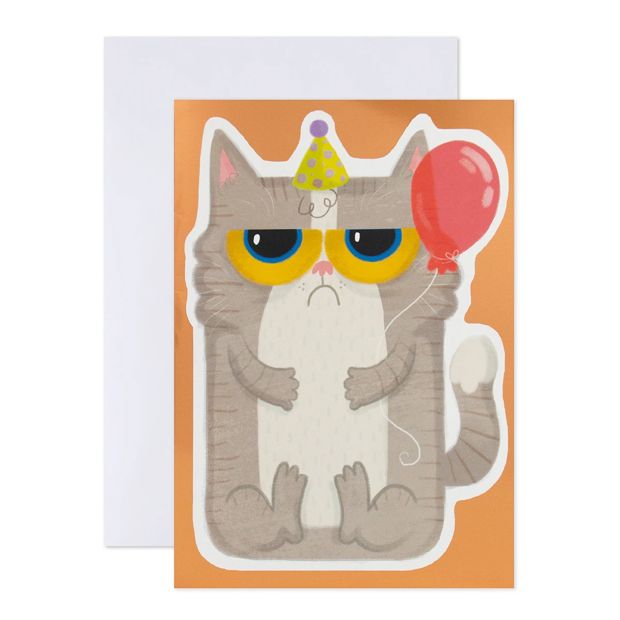 Hallmark Interactive Sound Birthday Card - Grumpy Cat