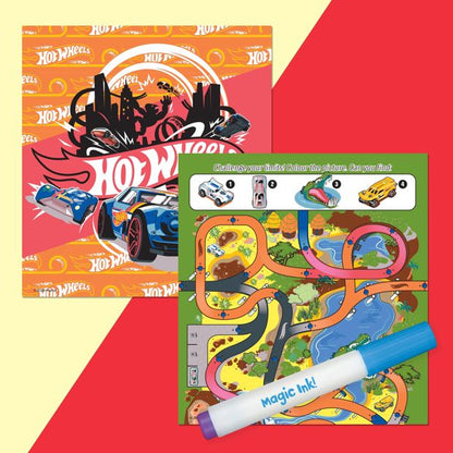 INKredibles Magic Reveal Hot Wheels Mess Free Magic Ink Pictures! - Book